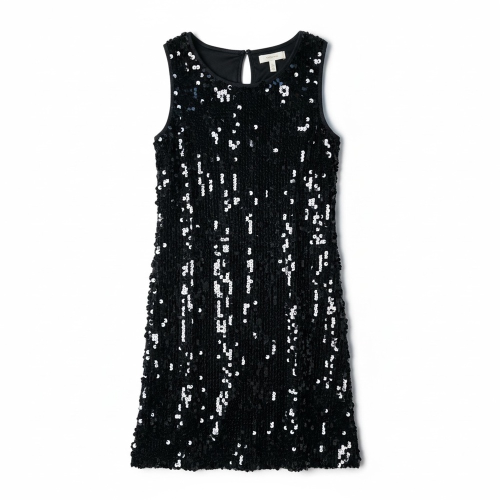 Speechless Black & White Sequin Sparkle Shift Dress - Size Small (S) - Picture 1 of 4